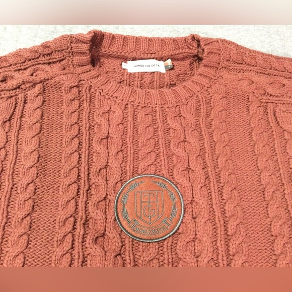 Honor the Gift Cable Knit Jumper Sweater Men’s Size XL - Picture 3 of 8